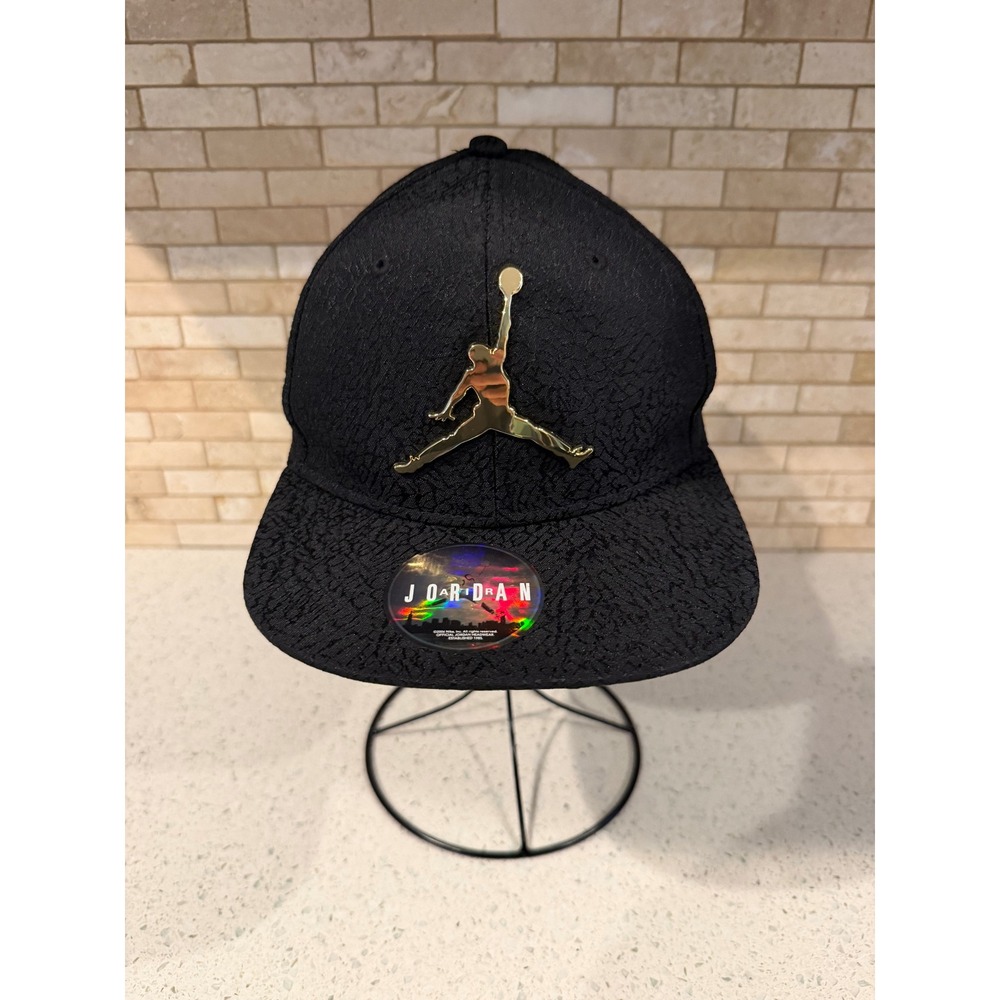 Jordan Jumpman Elephant Print Kids 4-7 Snapback Hat Gray